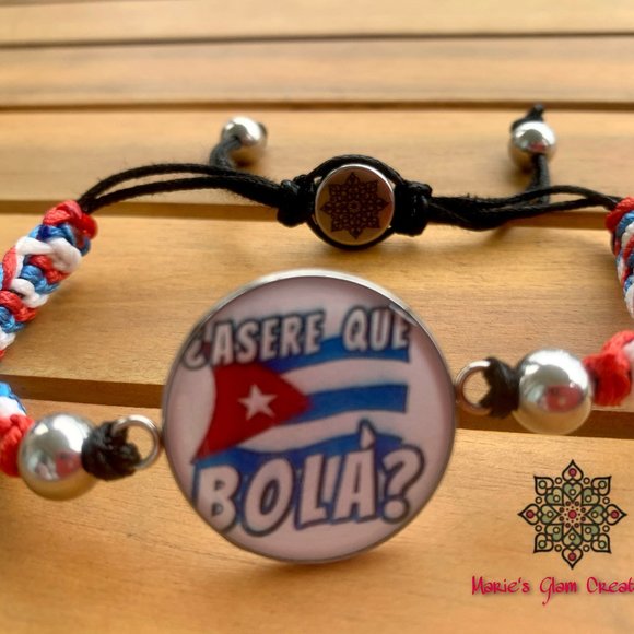 Men Patriot Bracelet-Adjustable-Cuba Flag - Picture 4 of 8